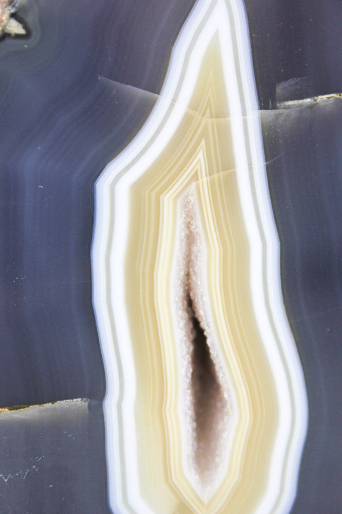 Brazilian Agate w/ Crystal