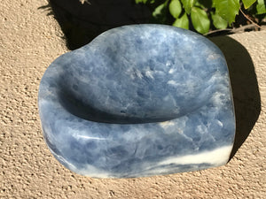 Calming Blue Calcite Bowl