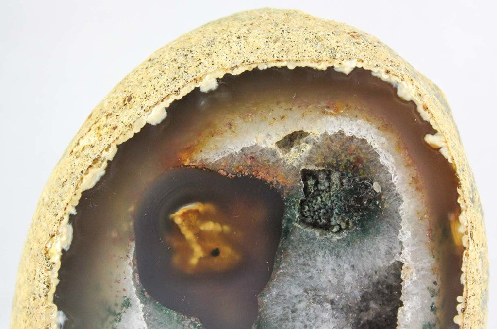 Brazilian Agate w/ Crystal