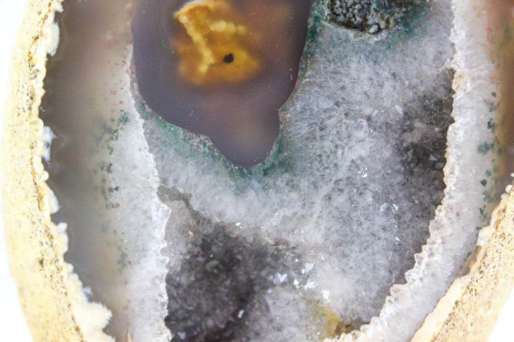 Brazilian Agate w/ Crystal