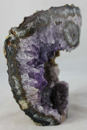 Amethyst w/ Eye & Calcite