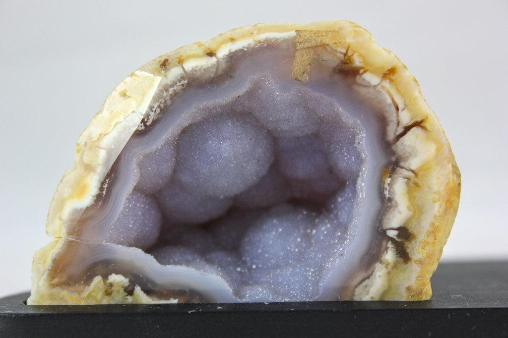 Brazilian Agate Geode Pair