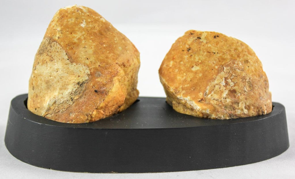 Brazilian Agate Geode Pair