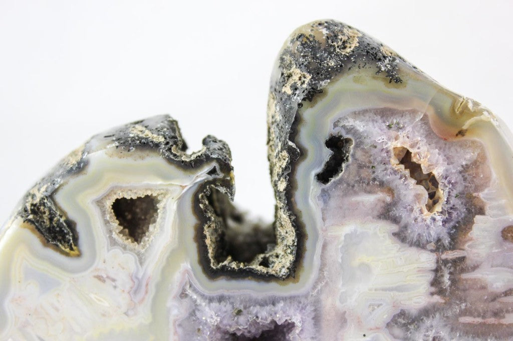 Polished Agate Geode Pair