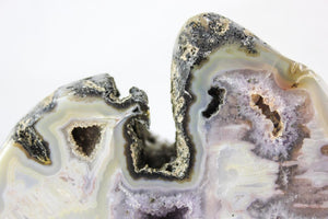 Polished Agate Geode Pair