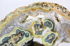 Brazilian Agate Geode Pair