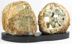 Brazilian Agate Geode Pair