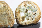 Brazilian Agate Geode Pair