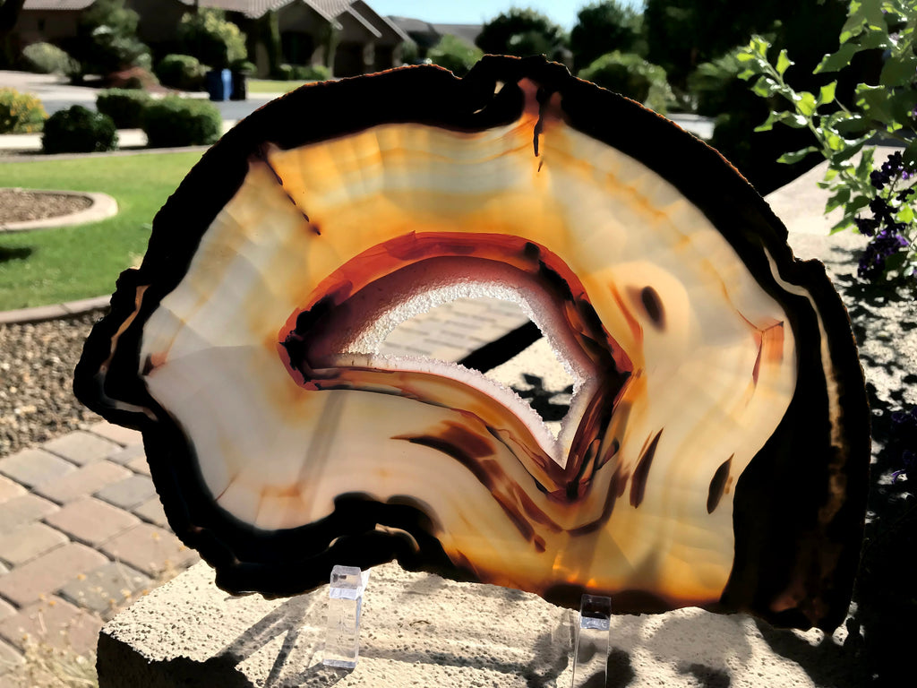 Crystal Lined Agate Slice