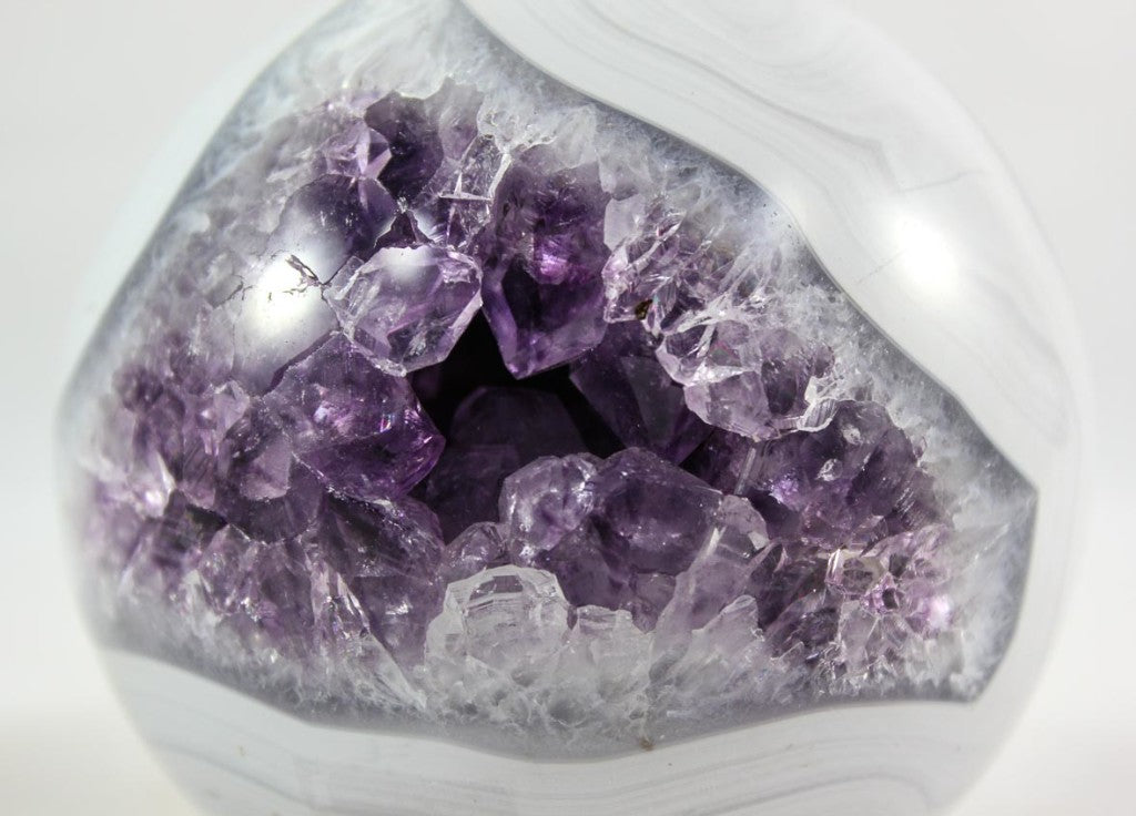 Uruguayan Amethyst/Agate Sphere