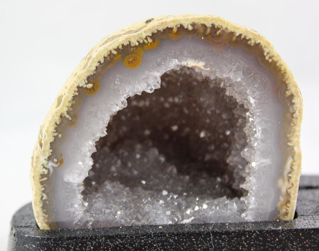 Brazilian Agate Geode Pair