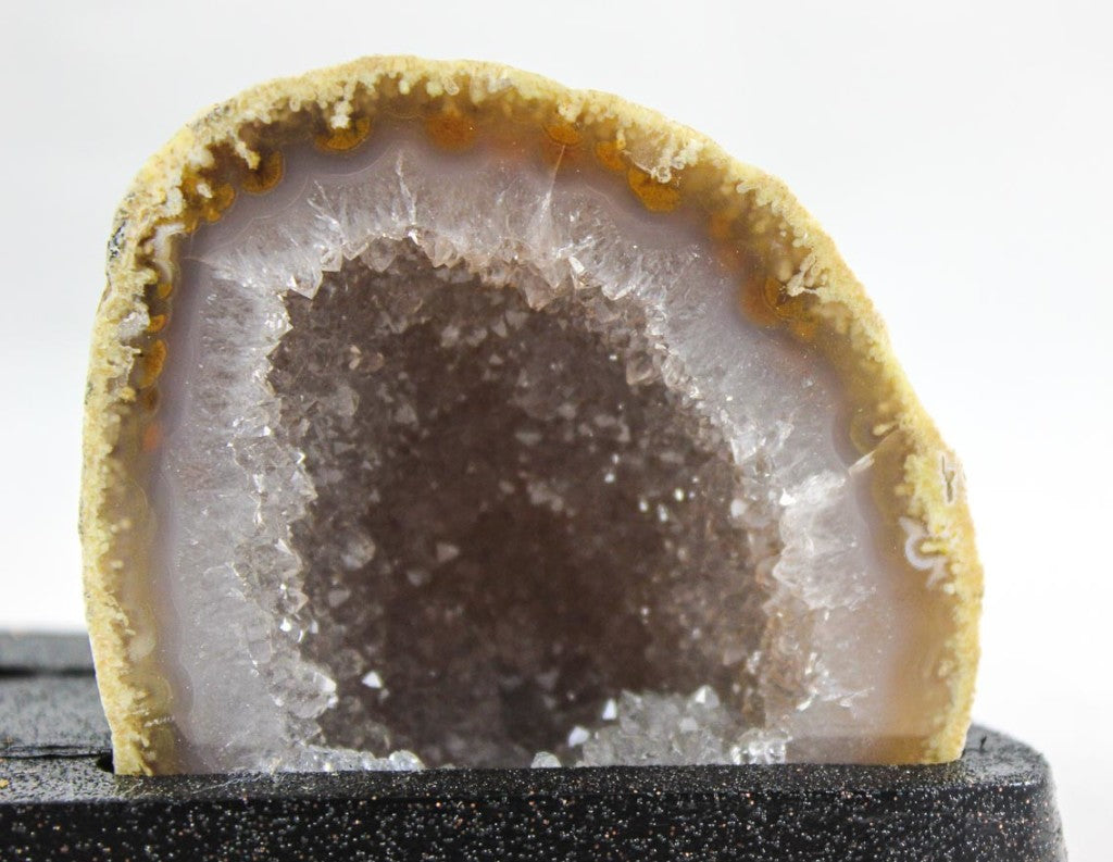Brazilian Agate Geode Pair