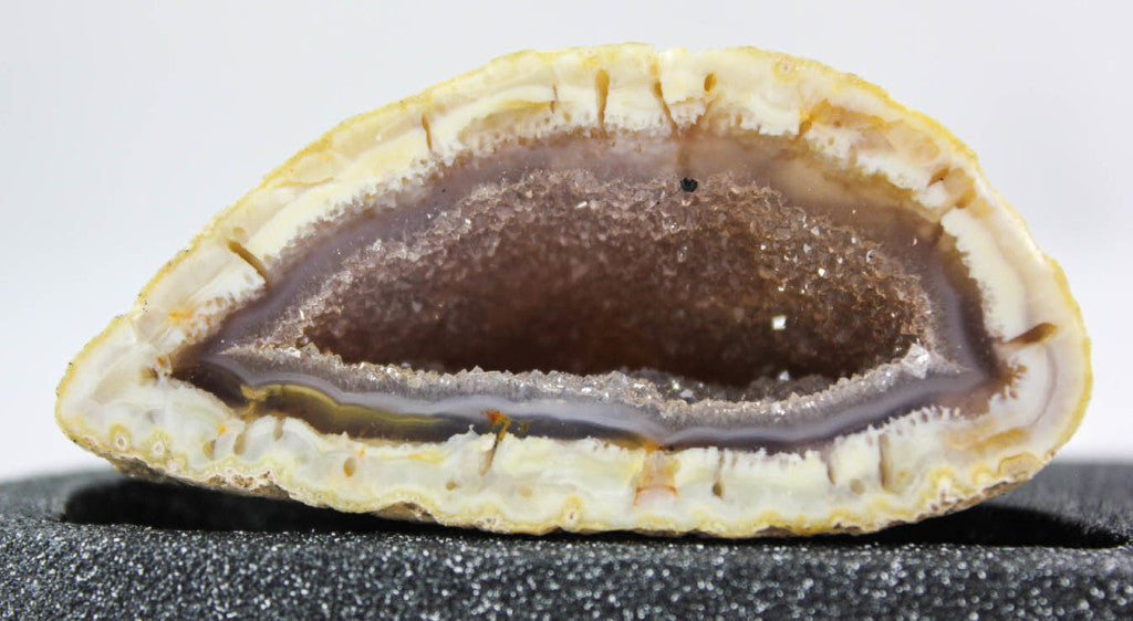 Brazilian Agate Geode Pair