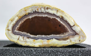 Brazilian Agate Geode Pair