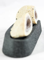 Brazilian Agate Geode Pair
