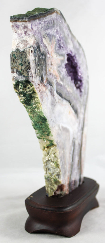 Brazilian Agate/Amethyst Slab