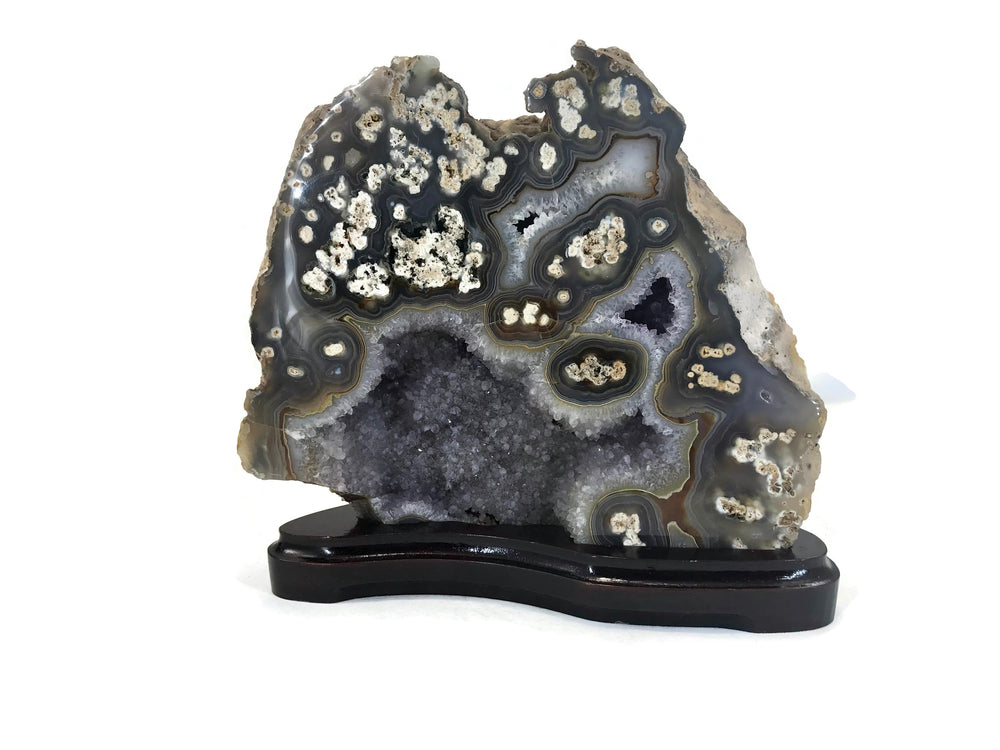 Agate Eyed Brazilian Amethyst Freeform
