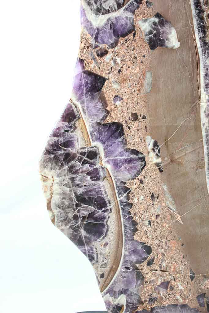 Chevron Amethyst Slab