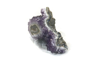 Amethyst Cluster with Stalactite Eye
