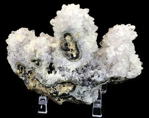 Detailed Quartz and Agate Cluster