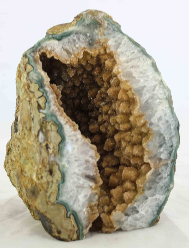 Druzy Quartz on Agate