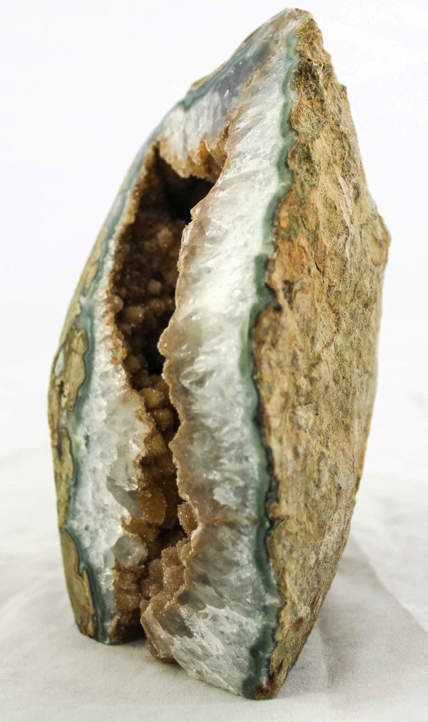 Druzy Quartz on Agate