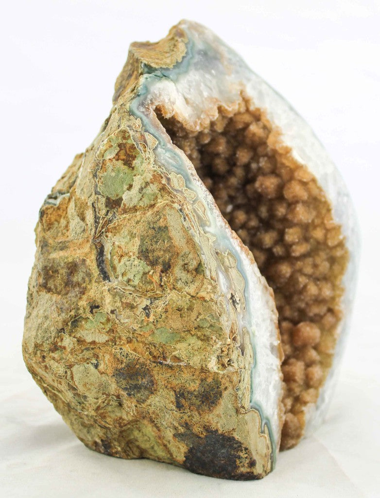 Druzy Quartz on Agate