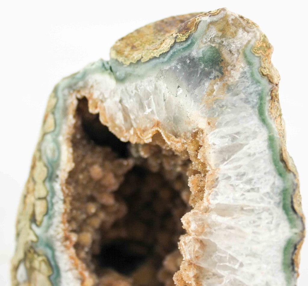 Druzy Quartz on Agate