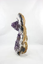 Uruguayan Amethyst and Agate Cluster
