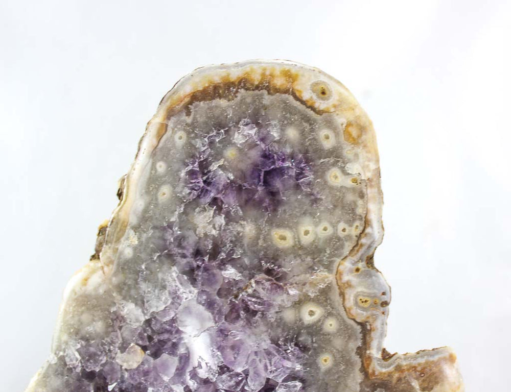 Uruguayan Amethyst and Agate Geode