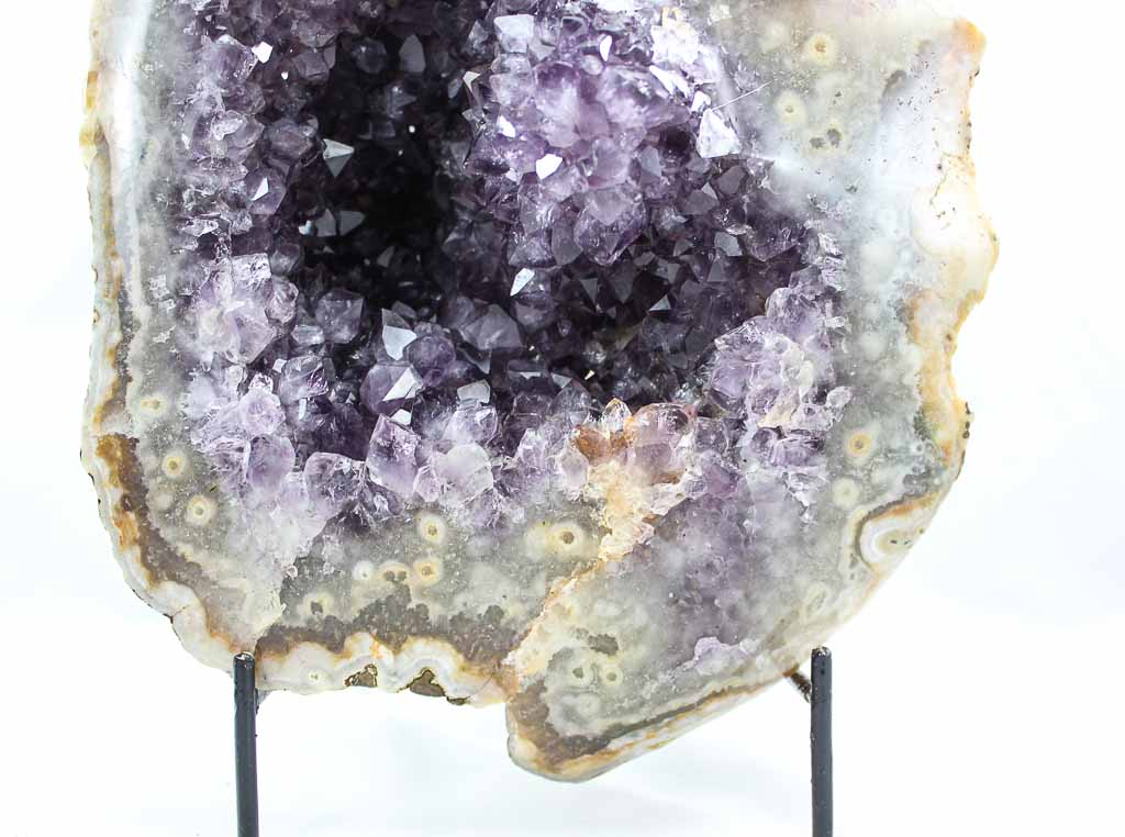 Uruguayan Amethyst and Agate Geode