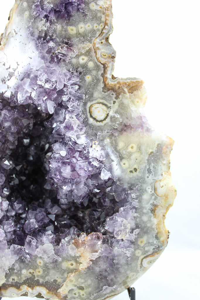 Uruguayan Amethyst and Agate Geode