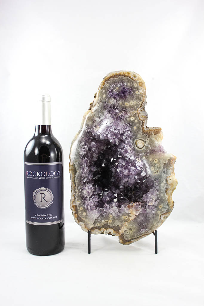 Uruguayan Amethyst and Agate Geode