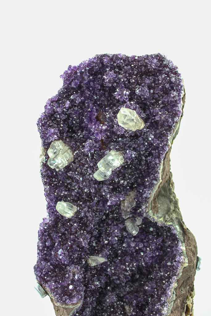 Uruguayan Amethyst with Special Calcite Formations
