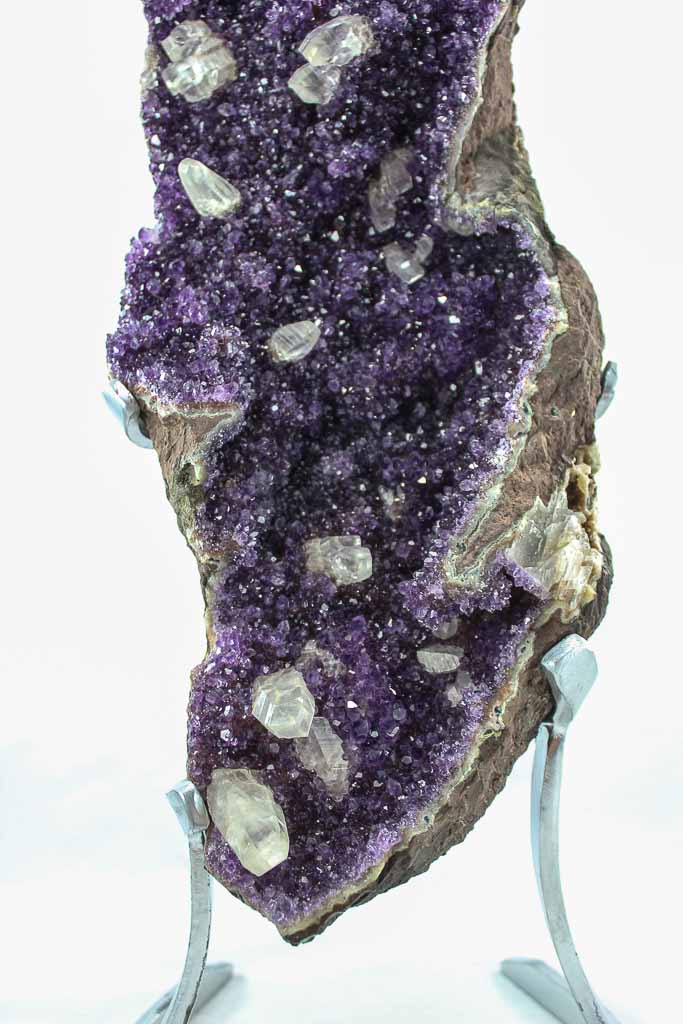 Uruguayan Amethyst with Special Calcite Formations