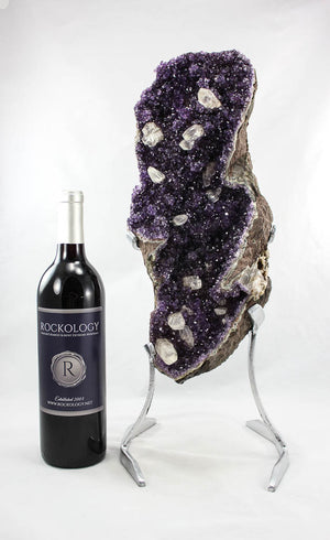 Uruguayan Amethyst with Special Calcite Formations