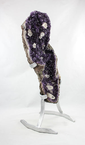 Uruguayan Amethyst with Special Calcite Formations