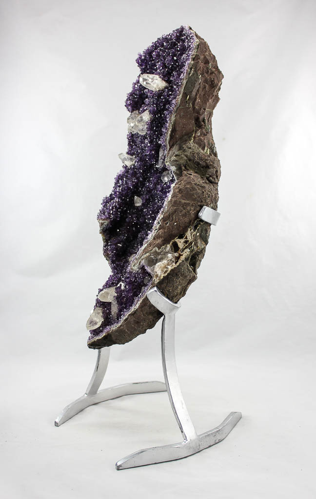 Uruguayan Amethyst with Special Calcite Formations