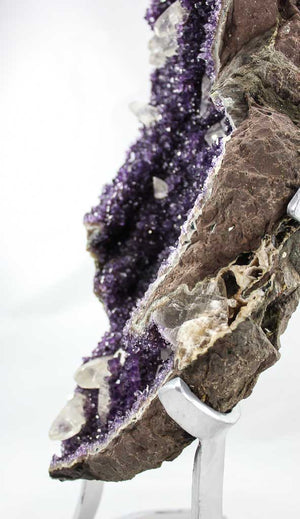 Uruguayan Amethyst with Special Calcite Formations