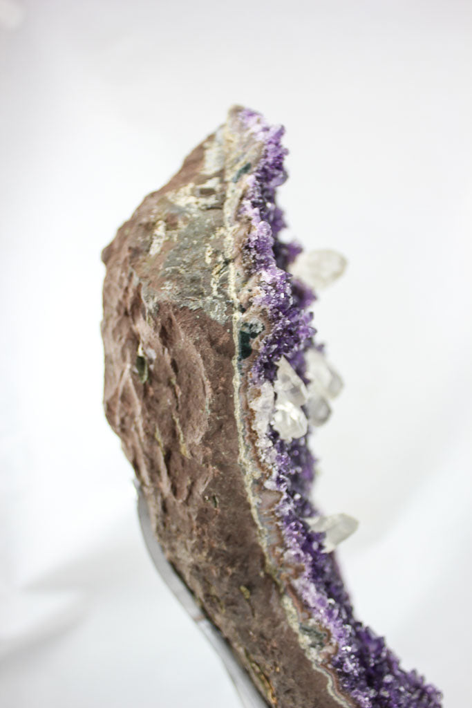Uruguayan Amethyst with Special Calcite Formations