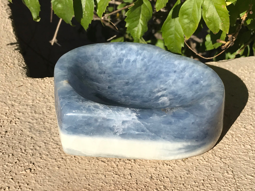 Calming Blue Calcite Bowl