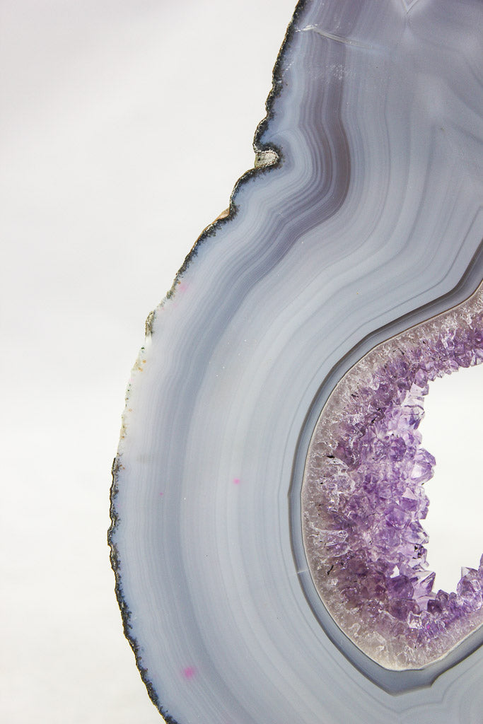 Uruguayan amethyst slice