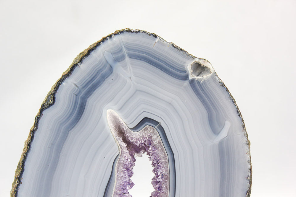 Uruguayan amethyst & agate slab