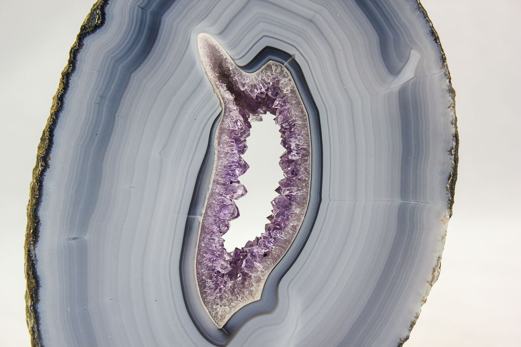 Uruguayan amethyst & agate slab