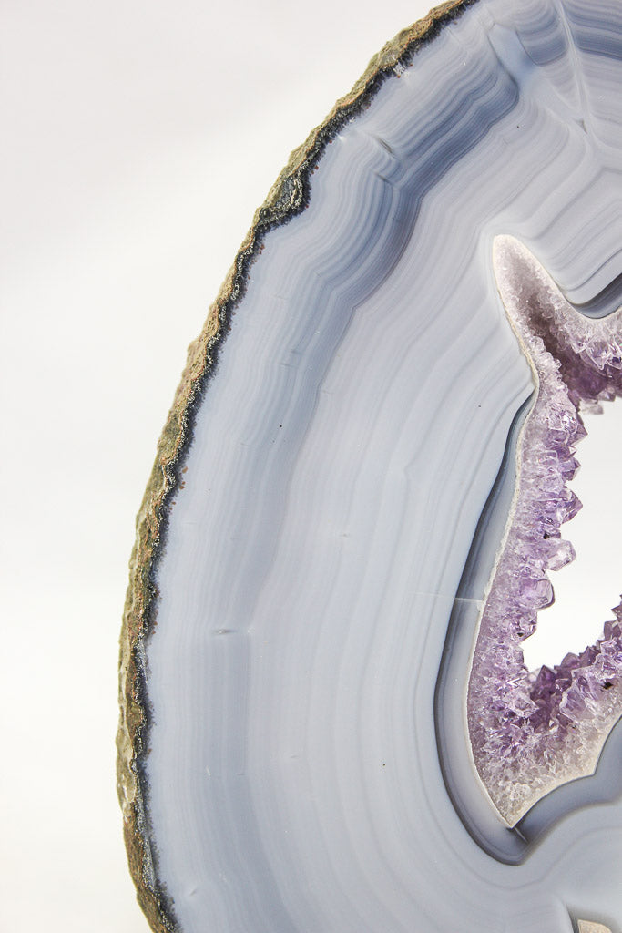 Uruguayan amethyst & agate slab