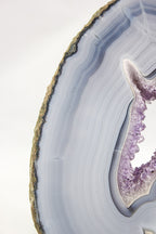 Uruguayan amethyst & agate slab