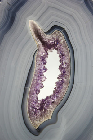 Uruguayan amethyst & agate slab