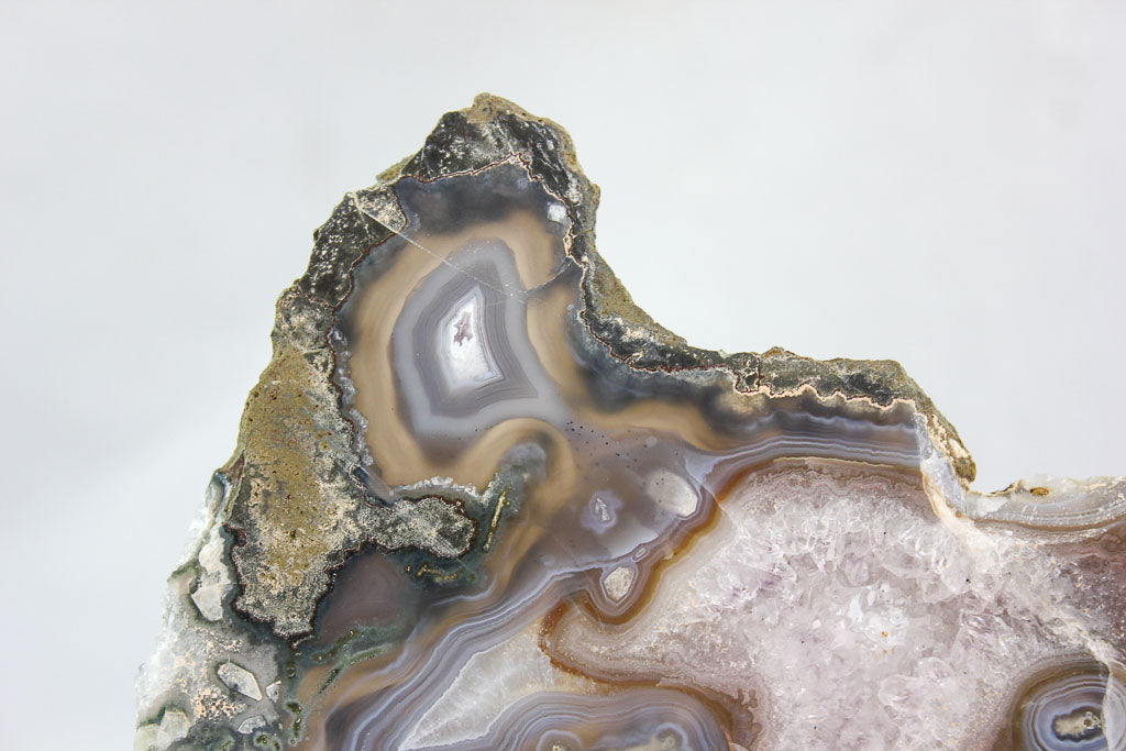 Uruguayan agate slice