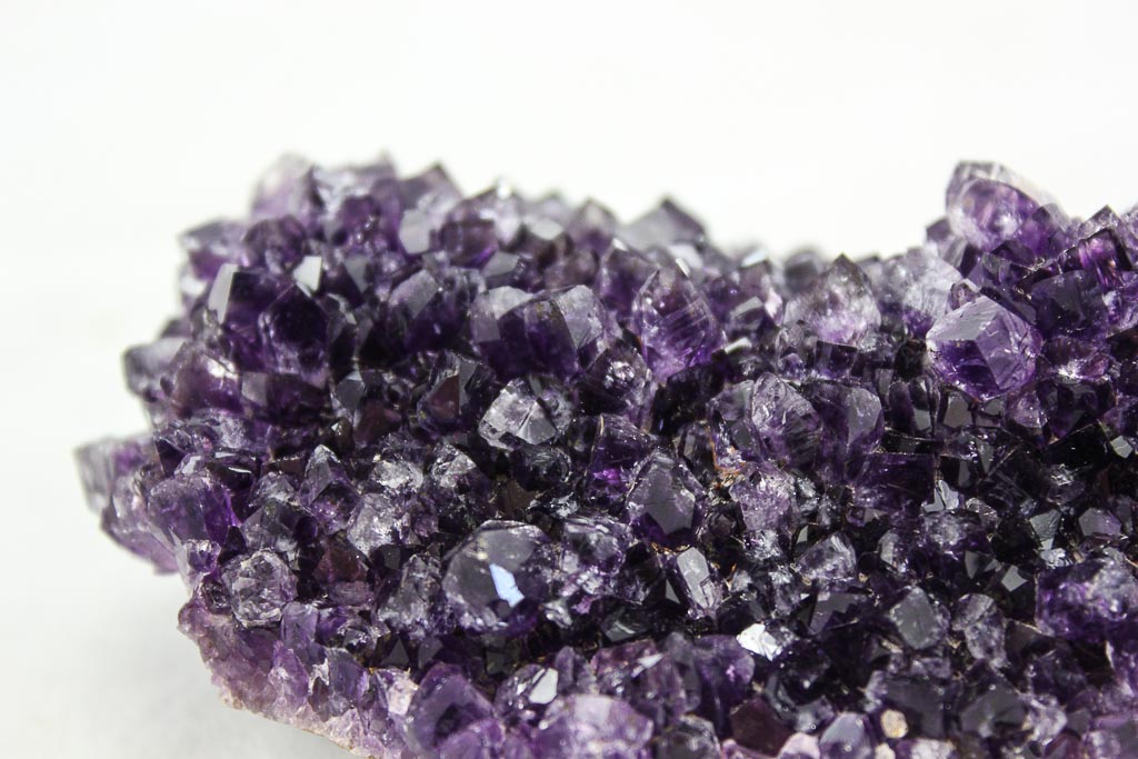 Raw amethyst crystal