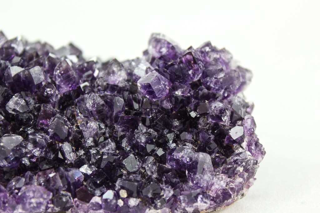Raw amethyst crystal